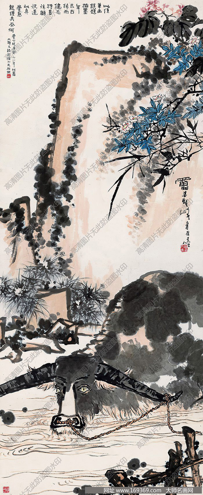 潘天寿作品 春塘水暖 高清下载 ID:10005