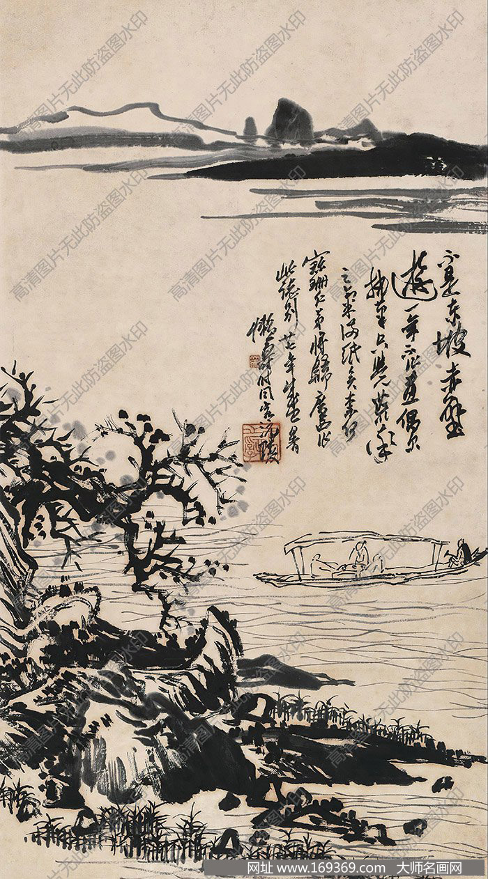 潘天寿作品 不是东坡赤壁游 高清下载 ID:10004