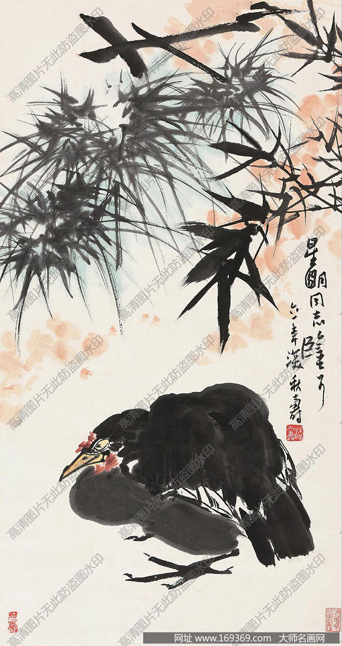 潘天寿作品 大吉图 高清下载 ID:10007