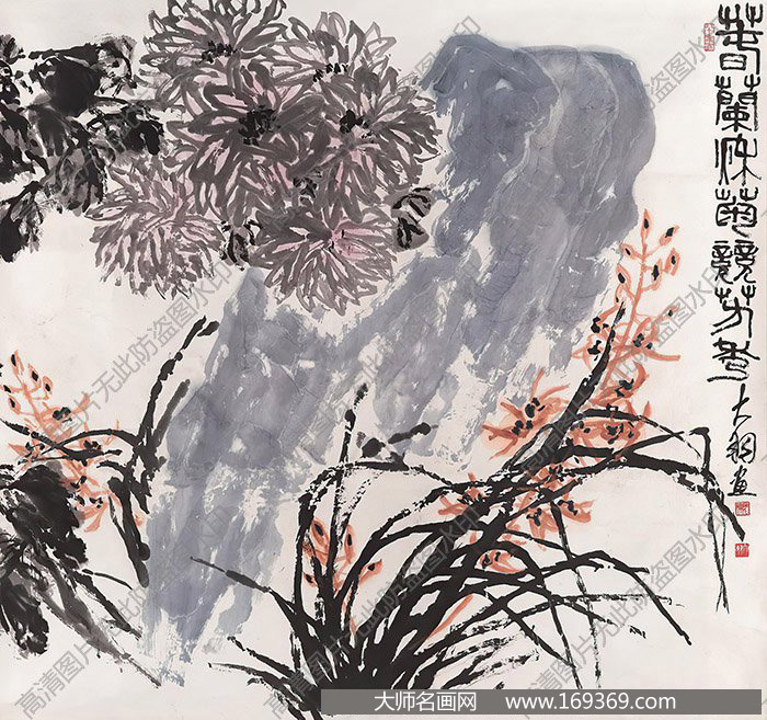 陈大羽作品 春兰秋菊 高清下载 ID:10285