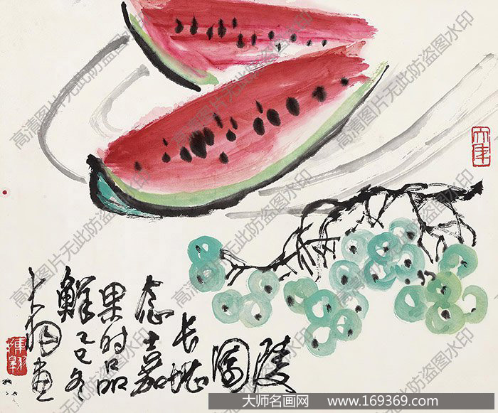陈大羽作品 清暑图 高清下载 ID:10301