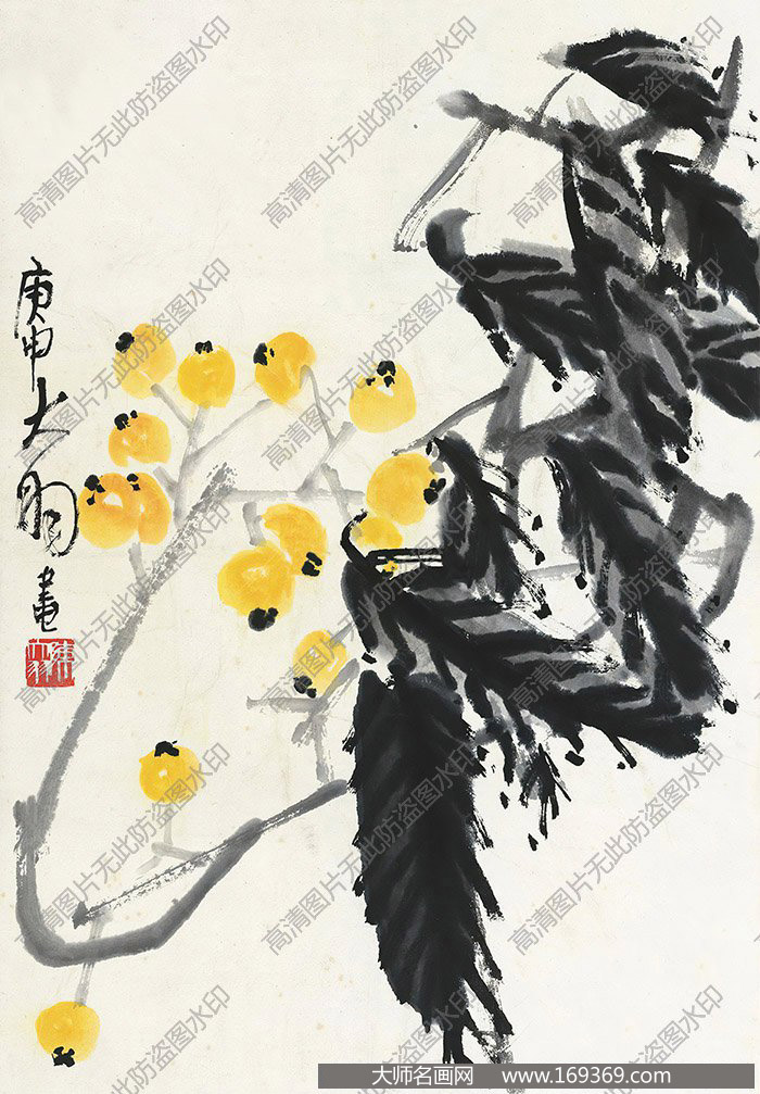 陈大羽作品 枇杷 高清下载 ID:10298