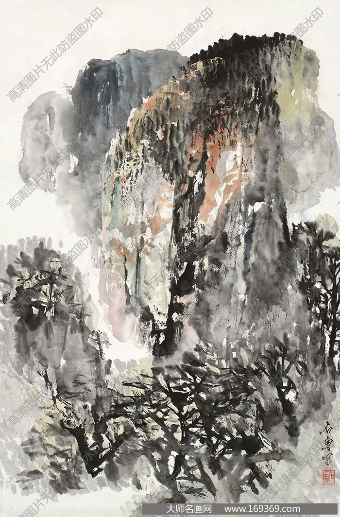 石鲁国画作品高清下载 ID:11926