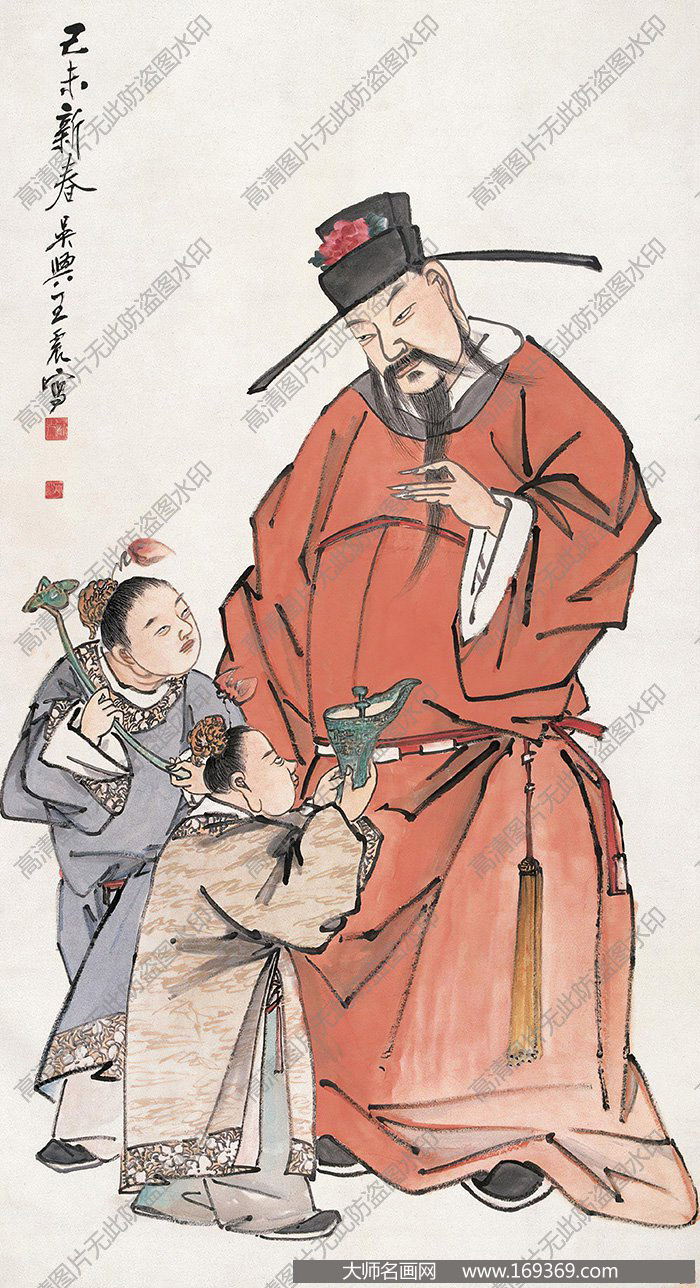 王震作品 加官进爵 高清下载 ID:11965