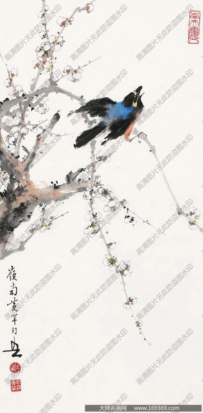 黄幻吾作品 鸣禽 高清下载 ID:10935