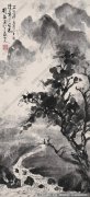 刘海粟作品 空山雨霁图 高清下载 ID：11036