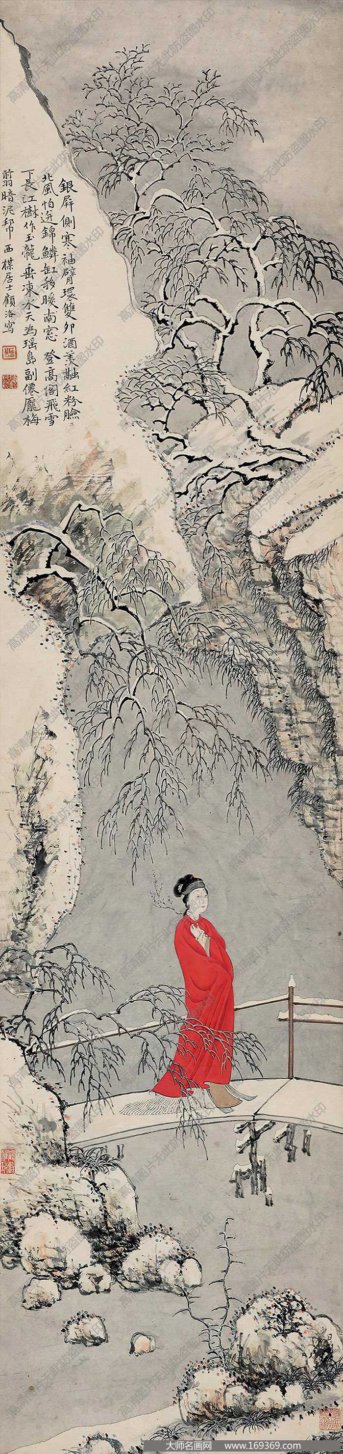 顾洛作品 踏雪寻梅 高清下载 ID:13138