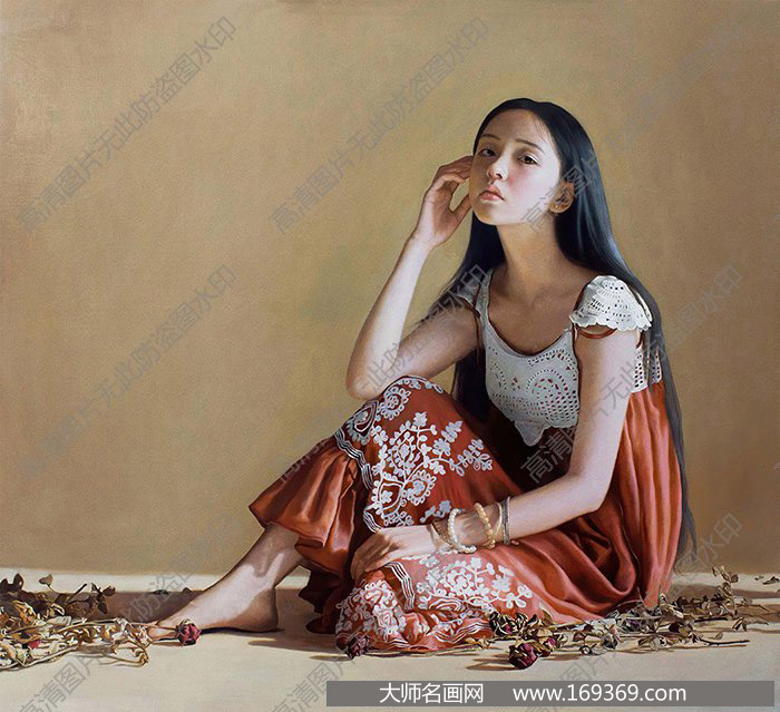 张飞油画作品高清下载 ID:13373