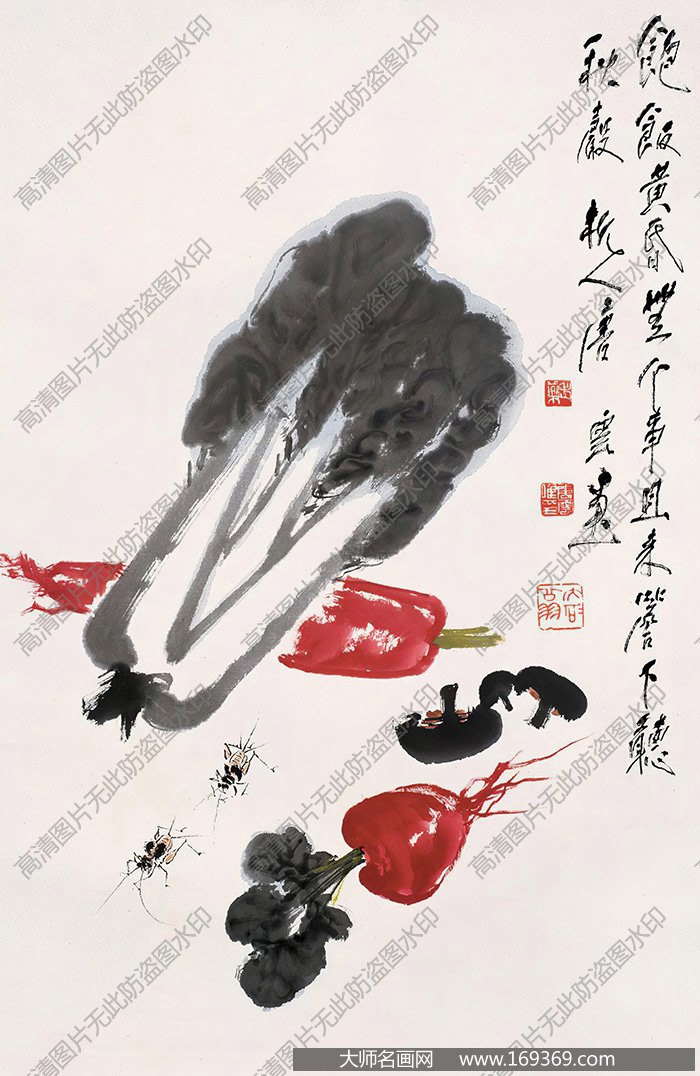 唐云作品 秋声图 高清下载 ID:11248