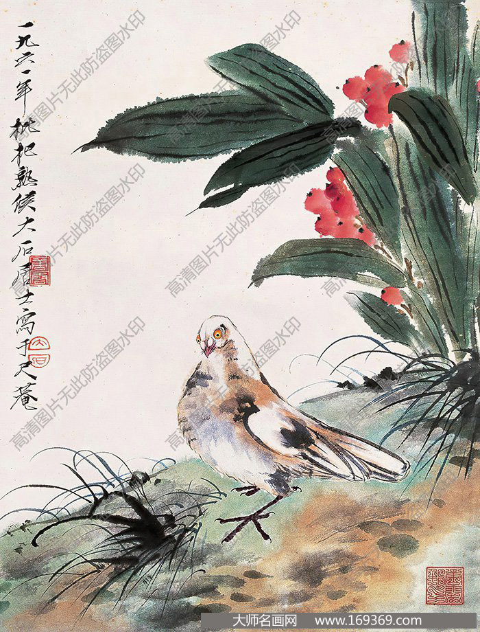 唐云作品 花鸟图 高清下载 ID:11261