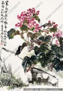 陆抑非作品 花卉 高清下载 ID：12349