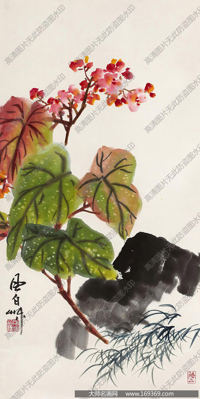 蒋风白作品 海棠 高清下载 ID:13201