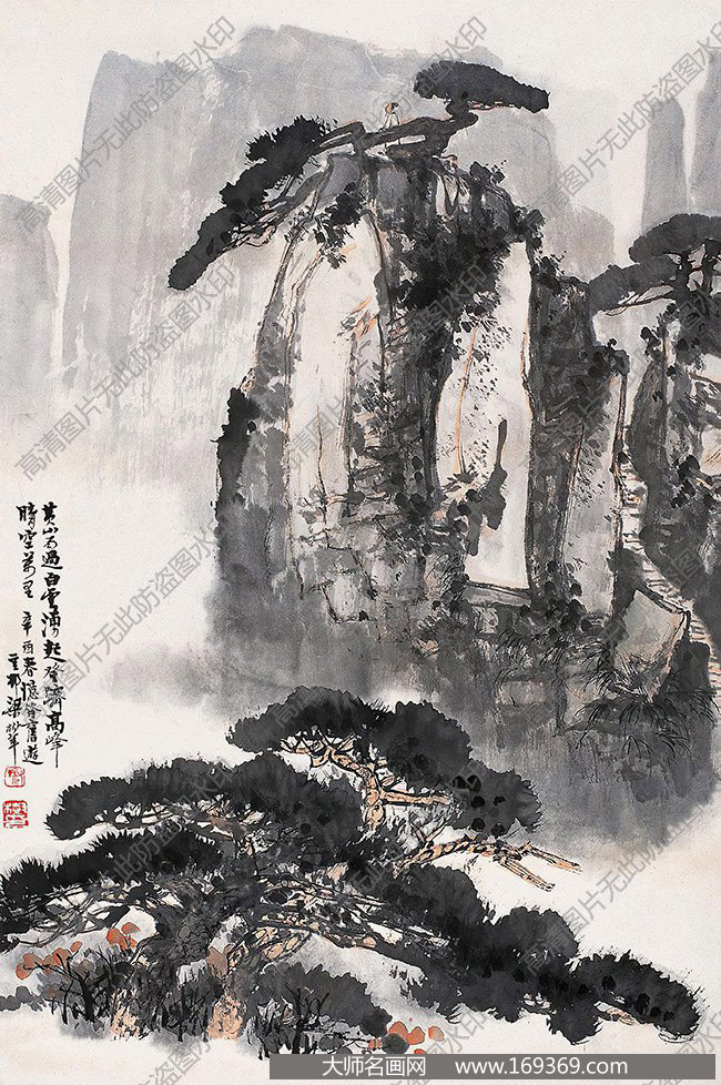 梁树年国画作品高清下载 ID：13766