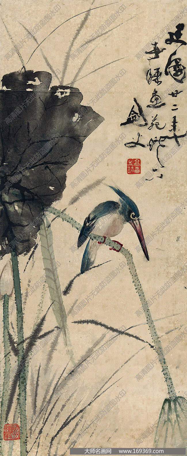 高剑父国画作品高清下载 ID:10490