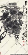 刘海粟作品 墨葡萄 高清下载 ID：11050