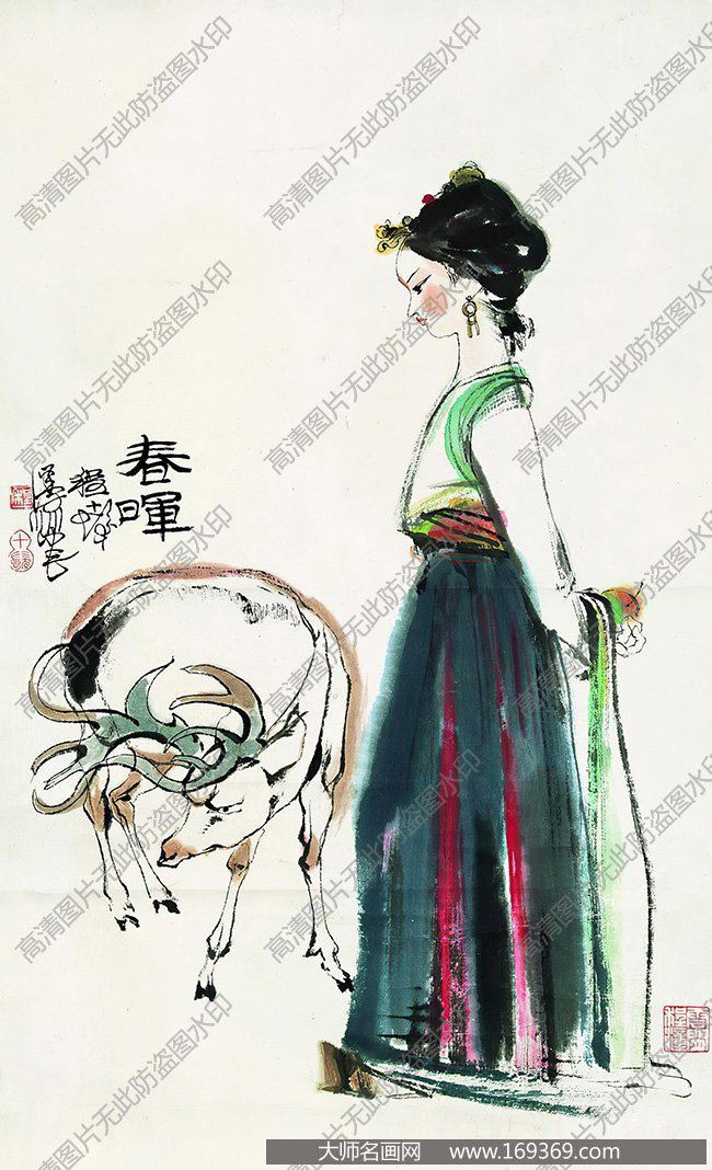 程十发作品 春晖 高清下载 ID:10801