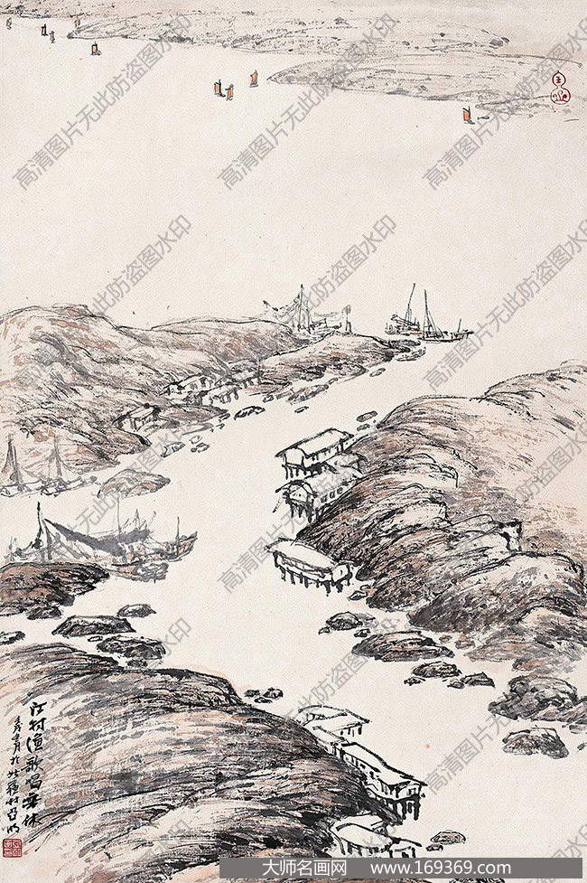 亚明国画作品高清下载 ID:12170
