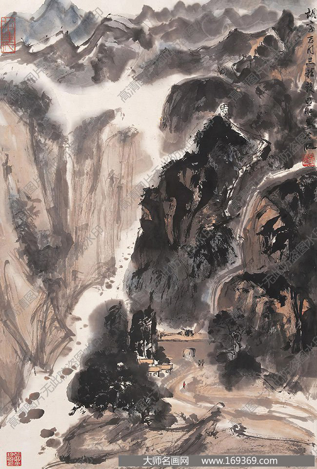 亚明国画作品高清下载 ID:12185