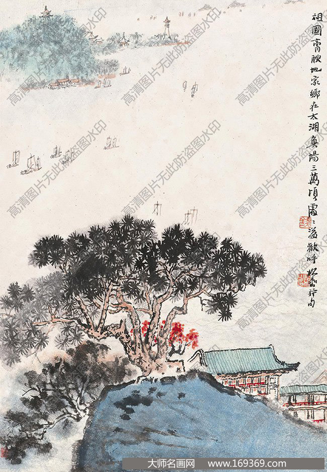 钱松岩国画作品高清下载 ID:11806