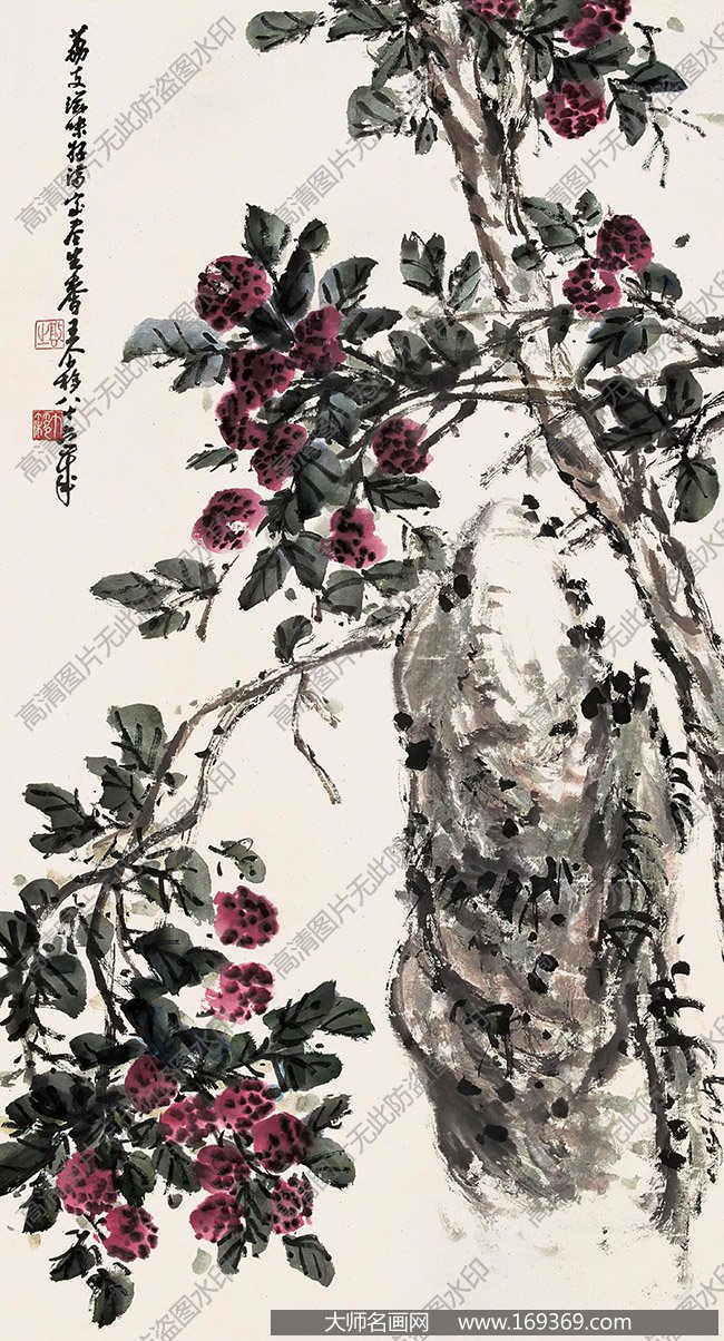 王个簃作品 大利图 高清下载 ID:10110