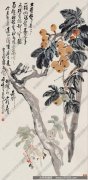 王个簃作品 枇杷 高清下载 ID：10130