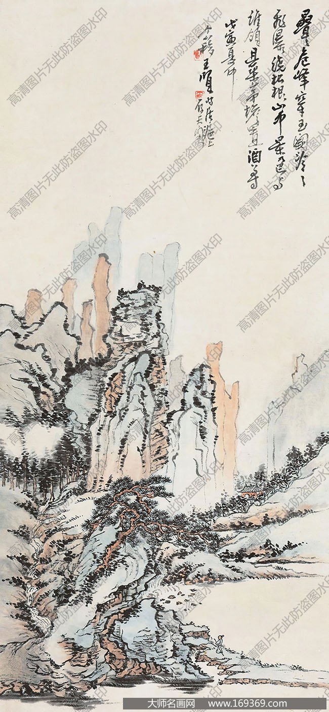 王个簃国画作品高清下载 ID:10152