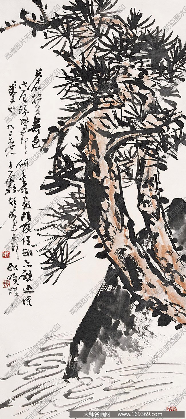 王个簃国画作品高清下载 ID:10153