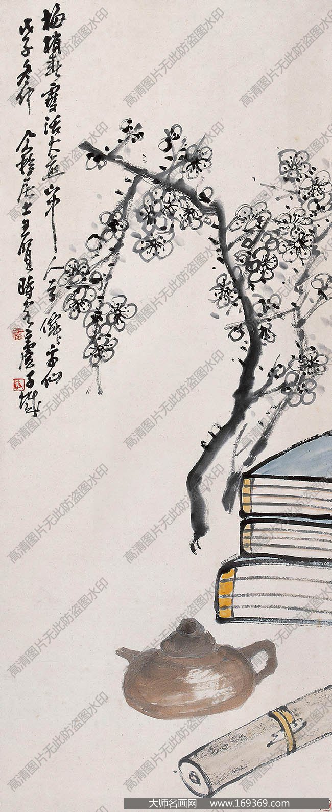 王个簃国画作品高清下载 ID:10155