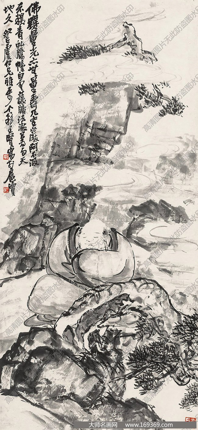 王个簃国画作品高清下载 ID:10162