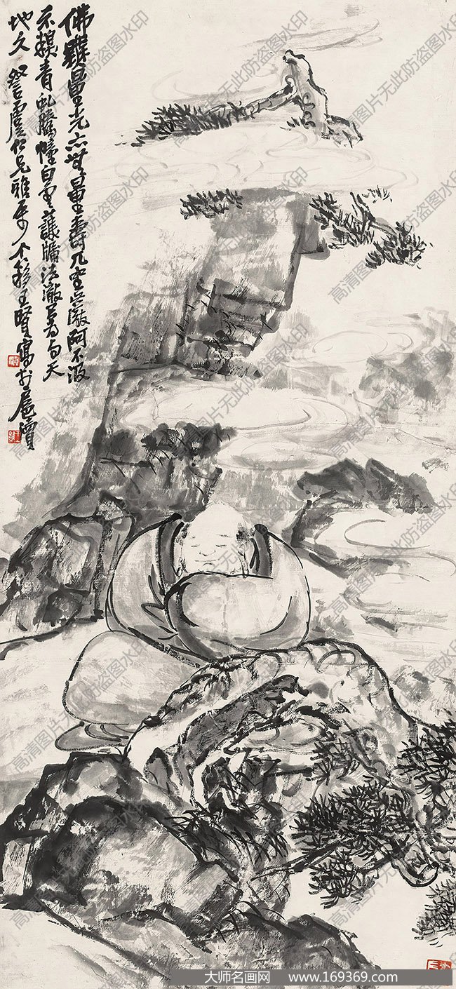 王个簃国画作品高清下载 ID：10162