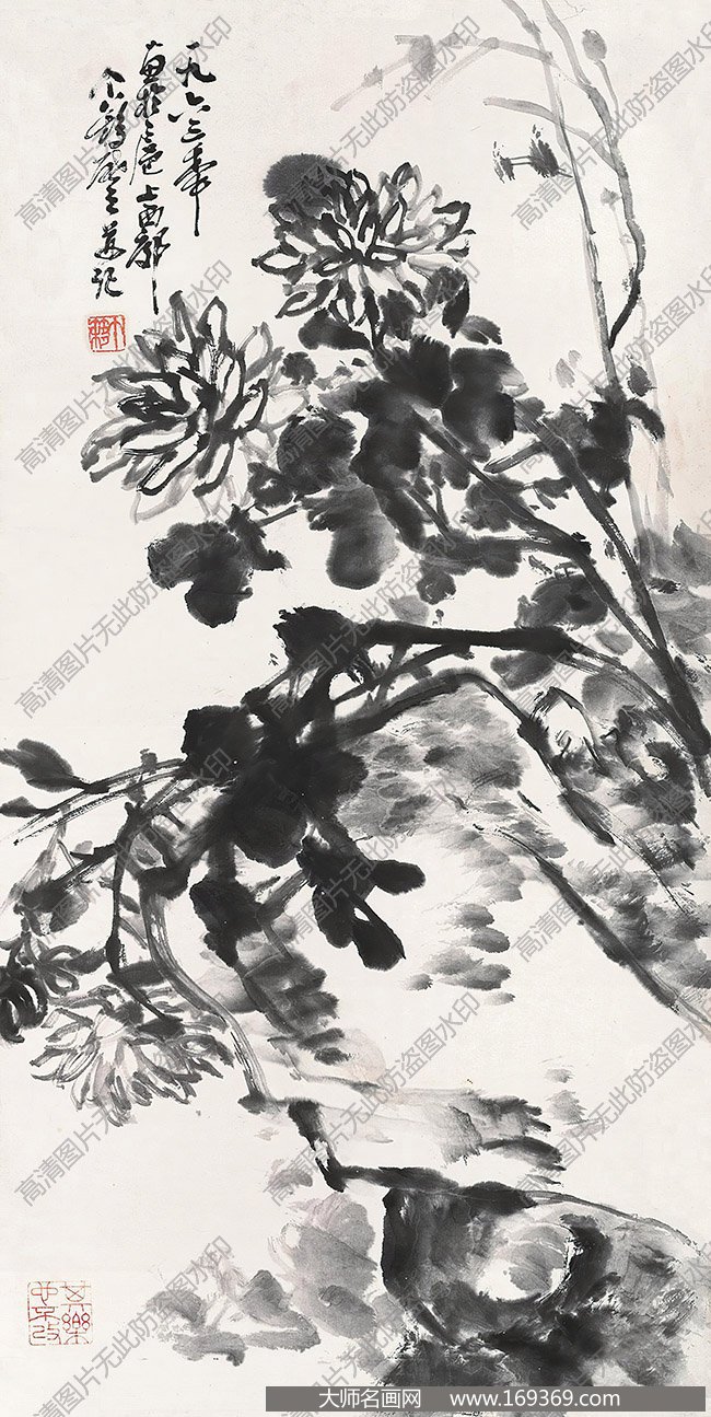 王个簃国画作品高清下载 ID:10180