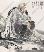 刘文西作品 陕北老农 高清下载 ID：10540