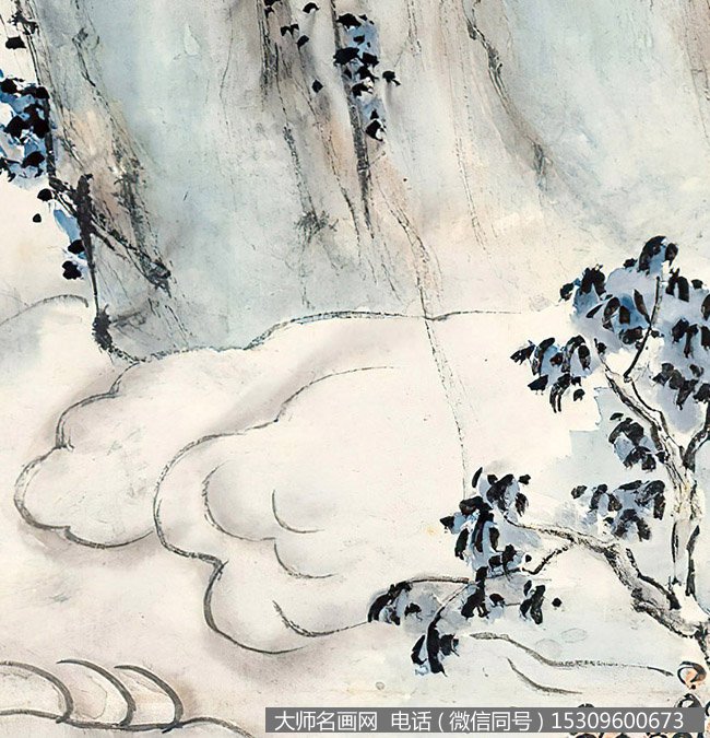 高剑父作品 云海古塔 高清下载 ID:10453