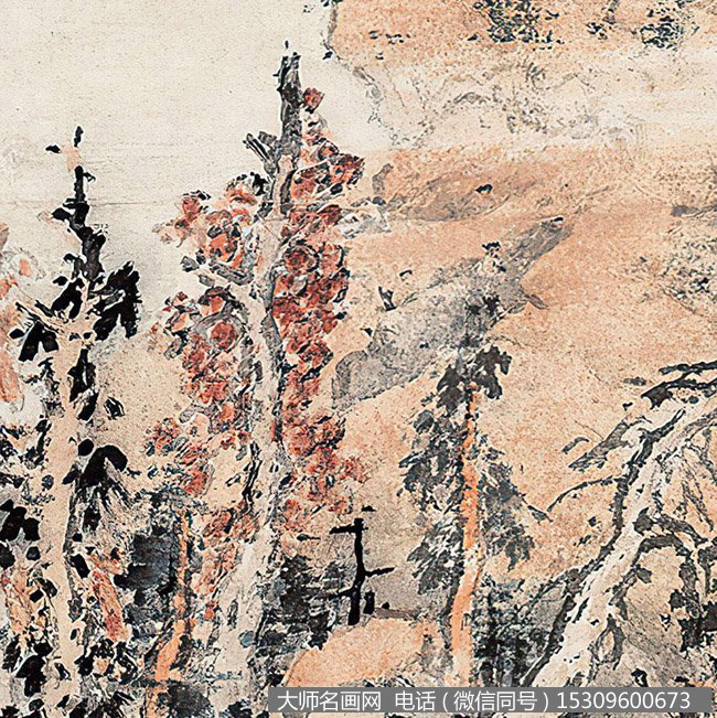 高剑父作品 拟蓝瑛山水 高清下载 ID:10454