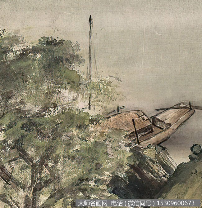 高剑父作品 龙岩塔影 高清下载 ID:10461