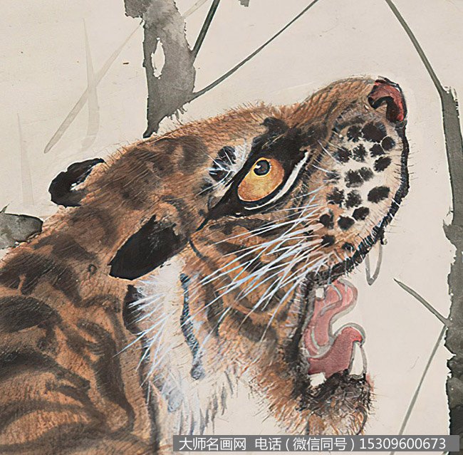 高剑父作品 猛虎长啸 高清下载 ID:10471