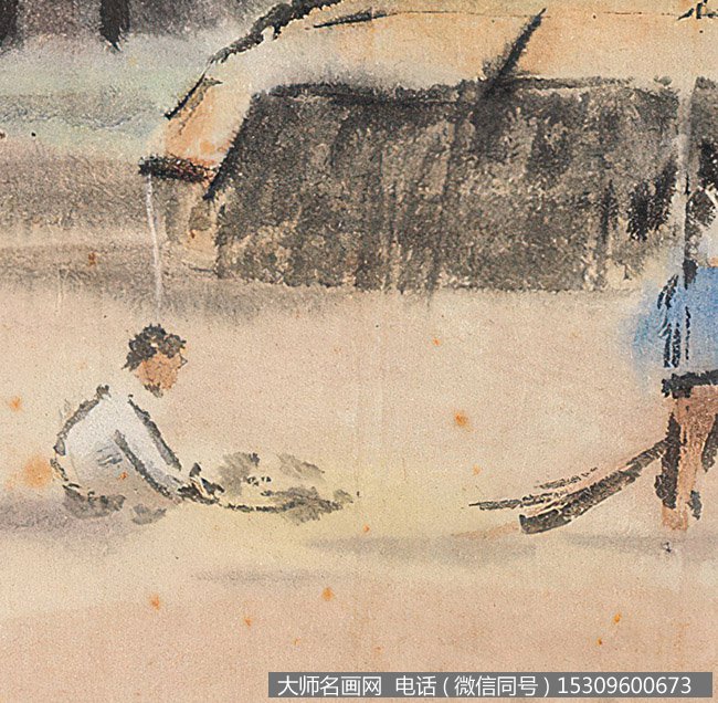 萧淑芳作品 山村小景 高清下载 ID:10636