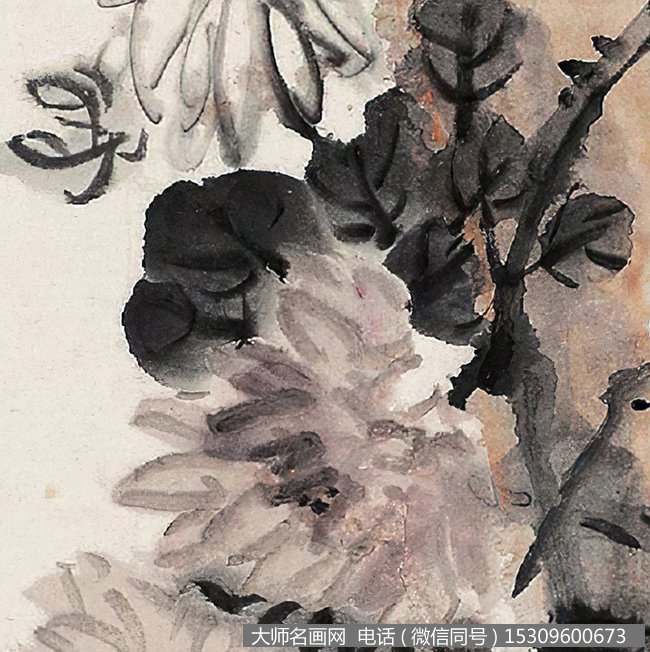 潘天寿作品 秋华垂漫露 高清下载 ID:10032