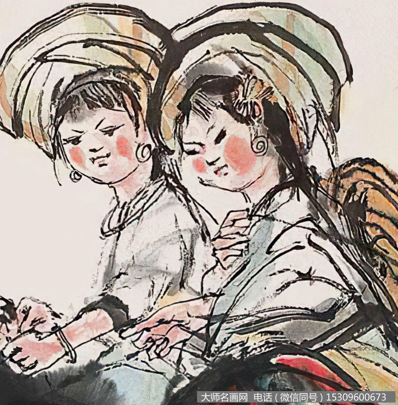 程十发作品 牧牛图 高清下载 ID:10782