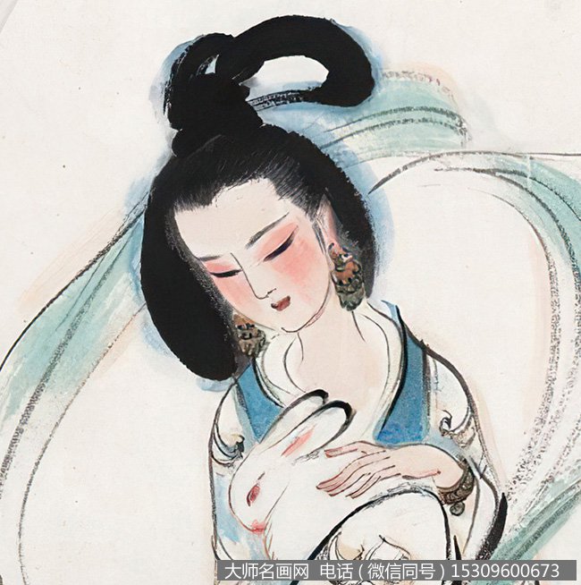 刘旦宅国画作品 嫦娥 高清下载 ID:12251