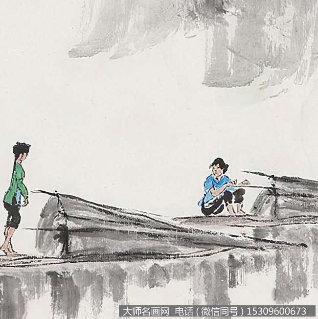 亚明作品 漓江景 高清下载 ID:12147