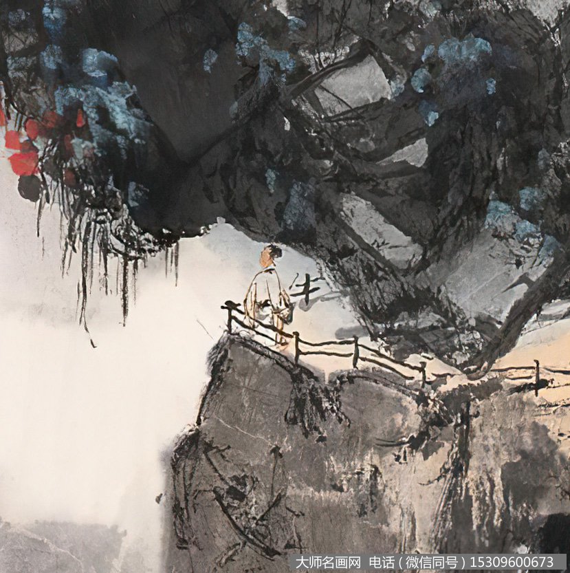 梁树年作品 山水画 高清下载 ID:13751