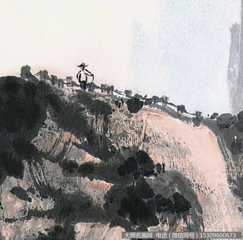 梁树年作品 山水画 高清下载 ID:13752