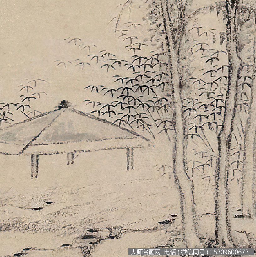 倪云林作品 秋山烟翠图 高清下载 ID:13989