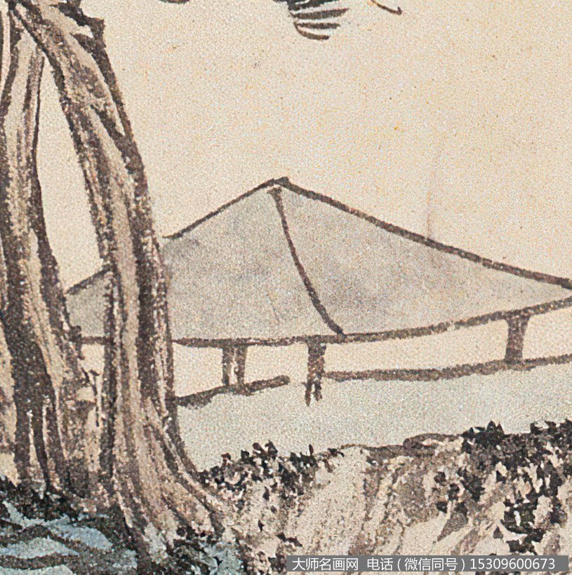 溥儒作品 碧亭松韵 高清下载 ID:12444