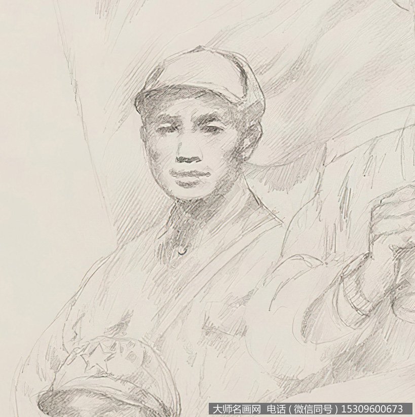 何孔德作品 素描 高清下载 ID：11339