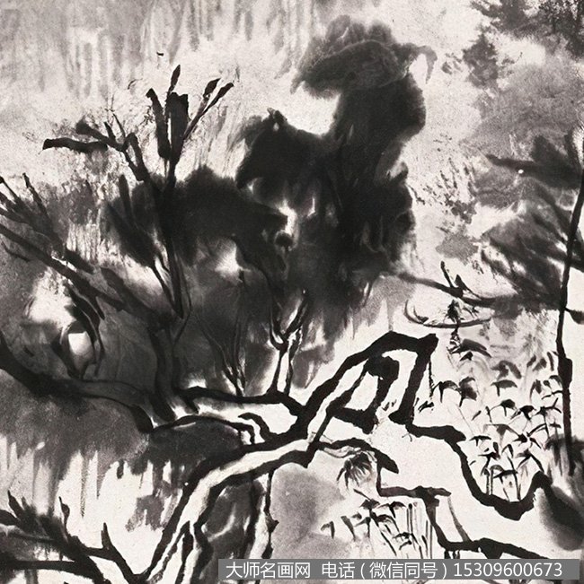 程十发作品 秋山滴翠 高清下载 ID：10803
