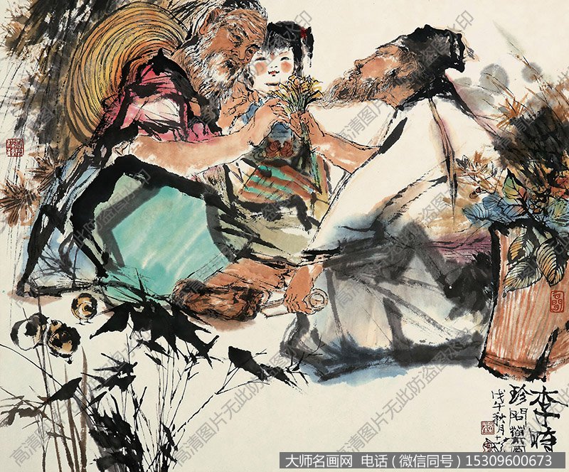 程十发国画作品高清下载 ID:10859