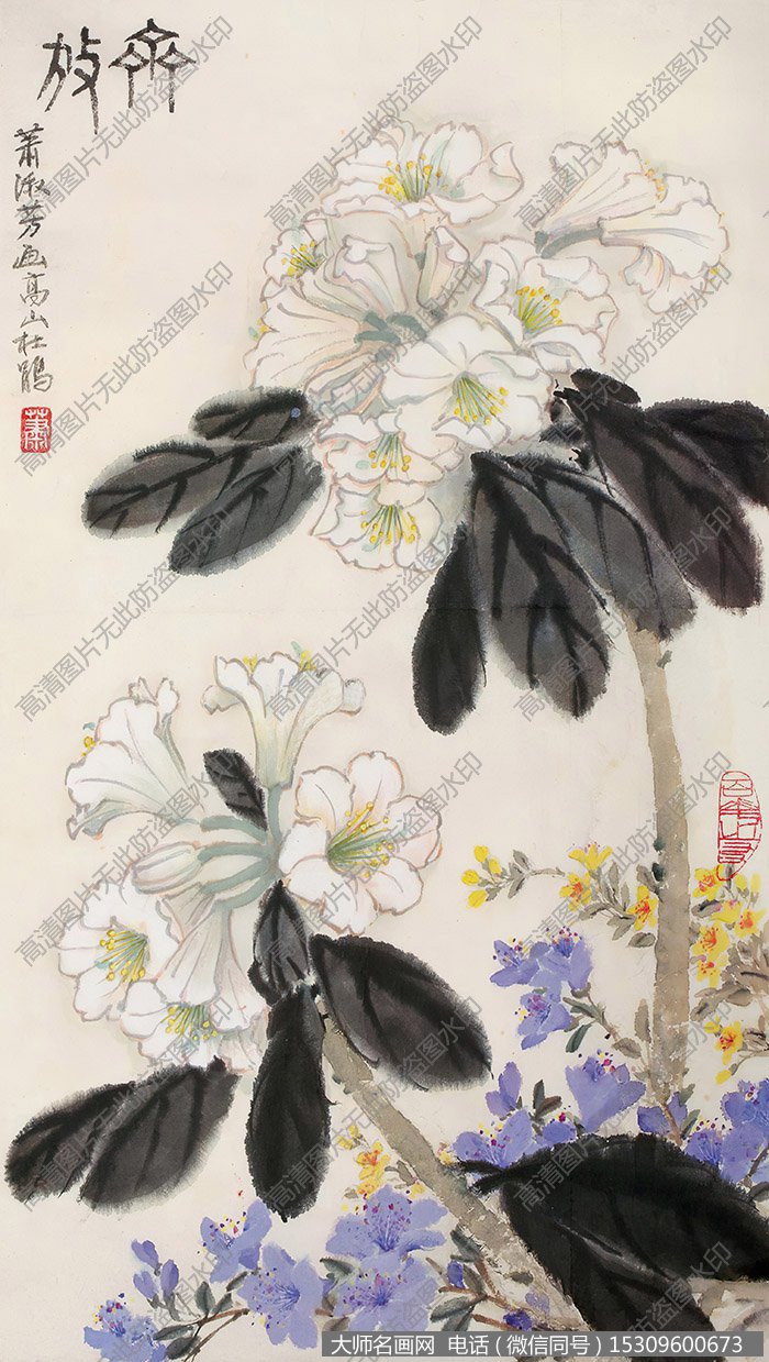 萧淑芳国画作品高清下载 ID:10664