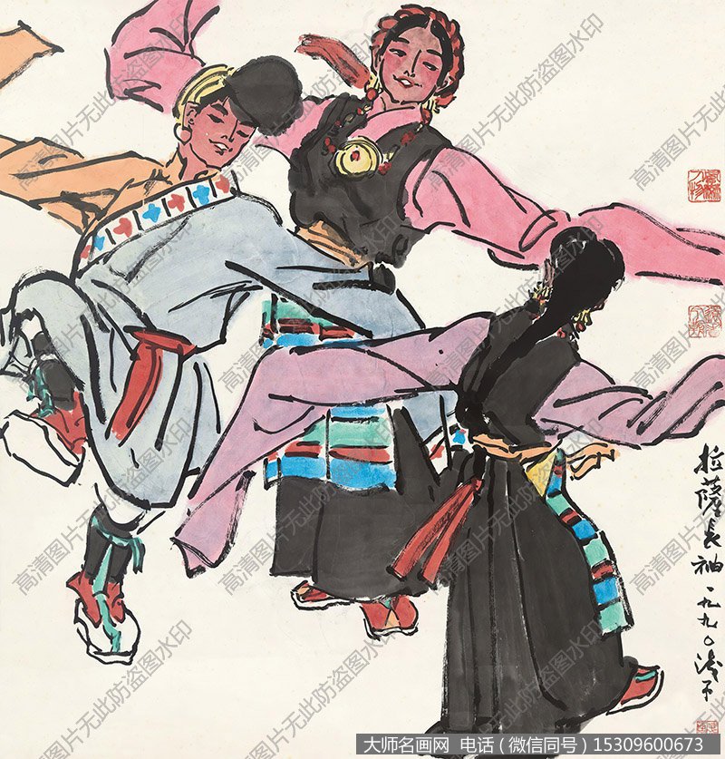 叶浅予国画作品高清下载 ID:10776